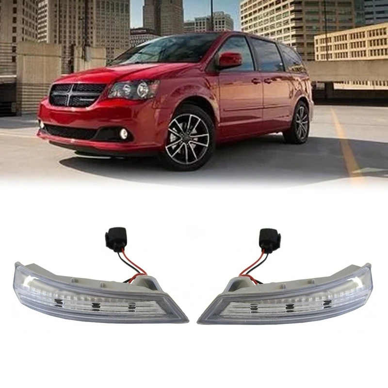 

Car MIRROR TURN SIGNAL LIGHT for Dodge Caravan Chrysler Town 10-16 68052079AC 68052078AC