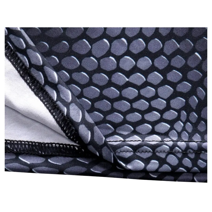 Новый 3D компрессионный комплект Для мужчин спортивный тренировочный костюм