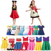 girl summer elsa dress kids mickey minni princess costumes children elsa 2 anna little girl snow white belle vestido