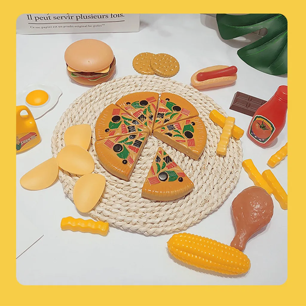 Игрушки для кухни 38 шт. имитация фруктов овощей ролевые игры набор еды детей