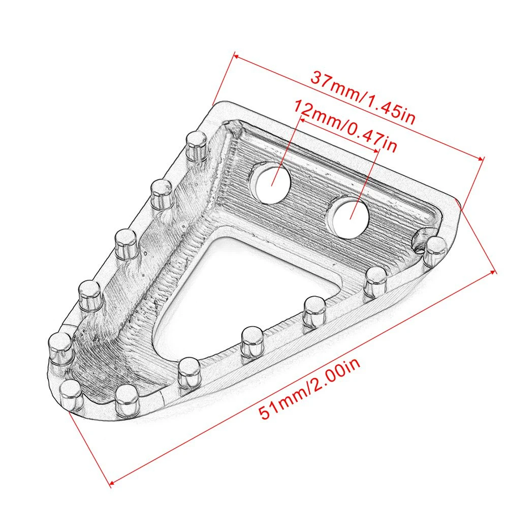 

Free shipping CNC Motorcycle Rear Brake Pedal Step For Husqvarna TE 310I 2019 100% Aluminum Brand New