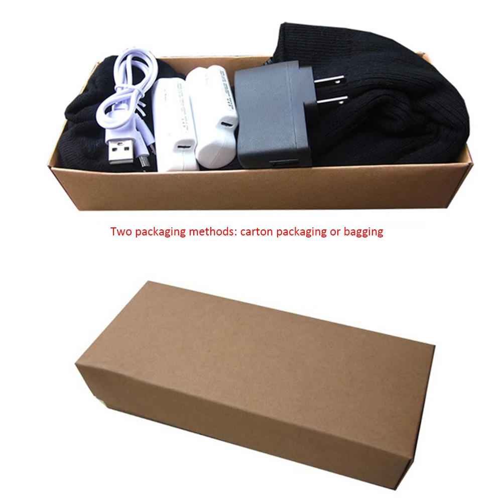 1 пара теплых хлопчатобумажных носков электрические носки с подогревом