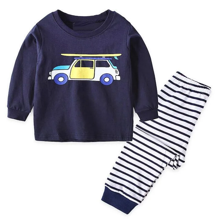 Новые детские пижамы с героями мультфильмов осенне зимние для детей черные thisrt +