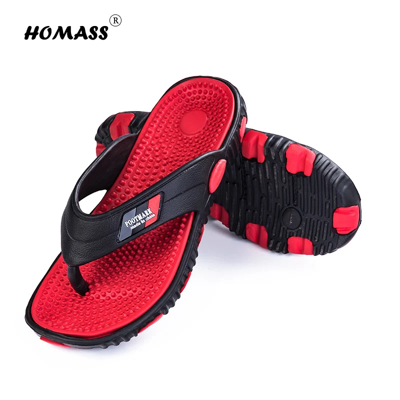 Вьетнамки Летние сандалии Массажные тапочки для мужчин Мужские шлепанцы