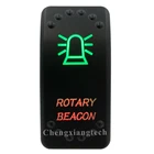 12 В 24 В, ВКЛ.ВЫКЛ., верхний зеленый и нижний красный светодиод с подсветкой-вращающийся маячок-лазерный кулисный переключатель для автомобиля лодки грузовика автобуса переключатель