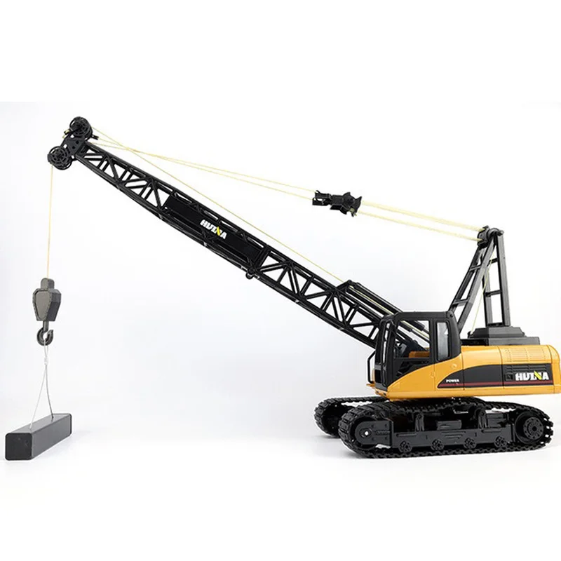 

US Stock HUINA 1/14 Scale 572 15CH RC Construction Crane Truck Tower Excavator Model Car Toy TH18055-SMT1