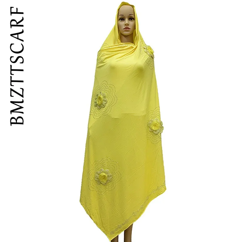 Новейший мягкий шифон кружевной шарф Мусульманский Для женщин в африканском