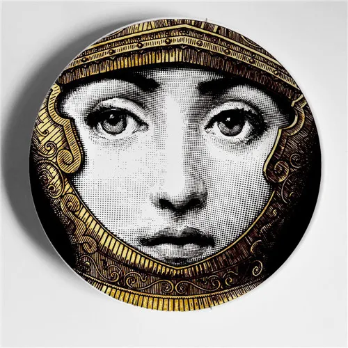 Винтажные фарфоровые декоративные тарелки Fornasetti, настенная тарелка для подвешивания, коллекционная тарелка для тарелок, настольный Настенный декор, лучшие подарки