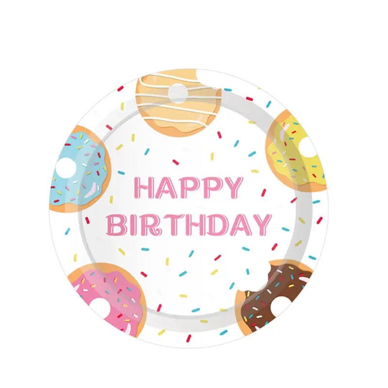 220*130 см пончик вечерние скатерть посуда бумажные тарелки и стаканы салфетки