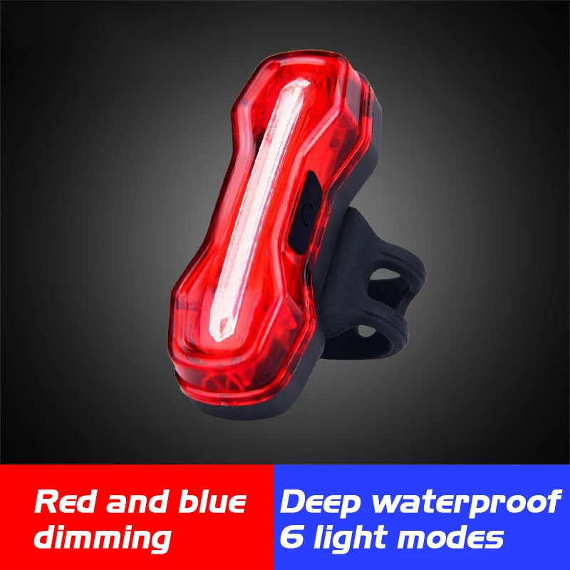 

Bicycle Light Usb Chargeable Mountain Bike Taillight IPX6 Waterproof Night Cycling Safety Warning Rear Tail Light Accessories