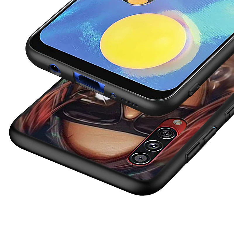 

Fashion Girl For Samsung Galaxy A90 A80 A70 S A60 A50S A30 S A40 S A2 Core A20E A20 S A10S A10 E Black Phone Case