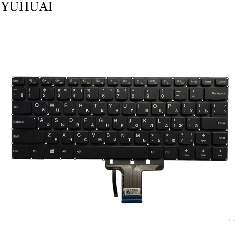 Новая русская клавиатура для lenovo YOGA 510-14 510-14AST 510-14IKB 510-14ISK RU Клавиатура для ноутбука с подсветкой
