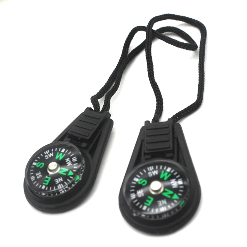 

Outdoor Camping Hiking Mini Portable Pocket Lanyard Survival Compass Navigator Outdoor Sports Accessories