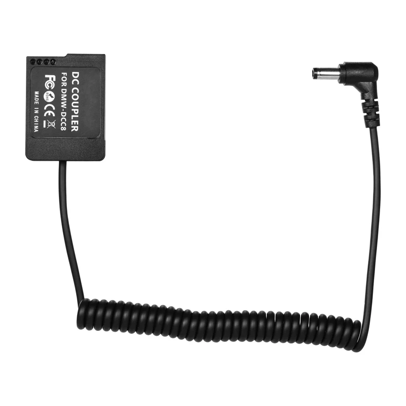 NP W126 Аккумуляторный соединитель Адаптер dc5.5x2.5мм штекер пружинный кабель для