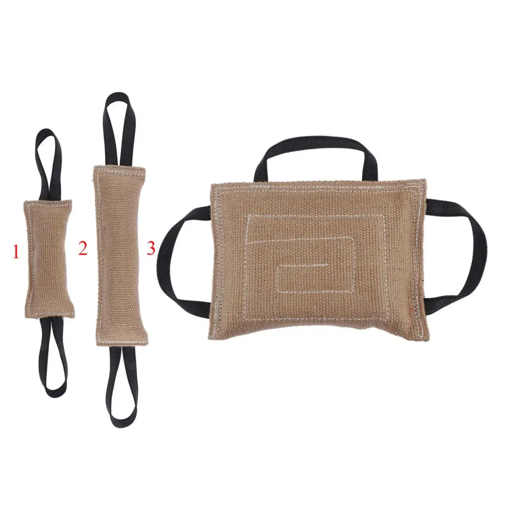 

Durable Dog Bite Safe Biting Pad for Tug of War Large Dog Training Toy