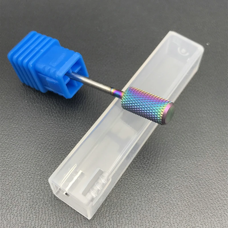 8 Тип Радужное Нано покрытие вольфрамокарбидные буры сверла для ногтей