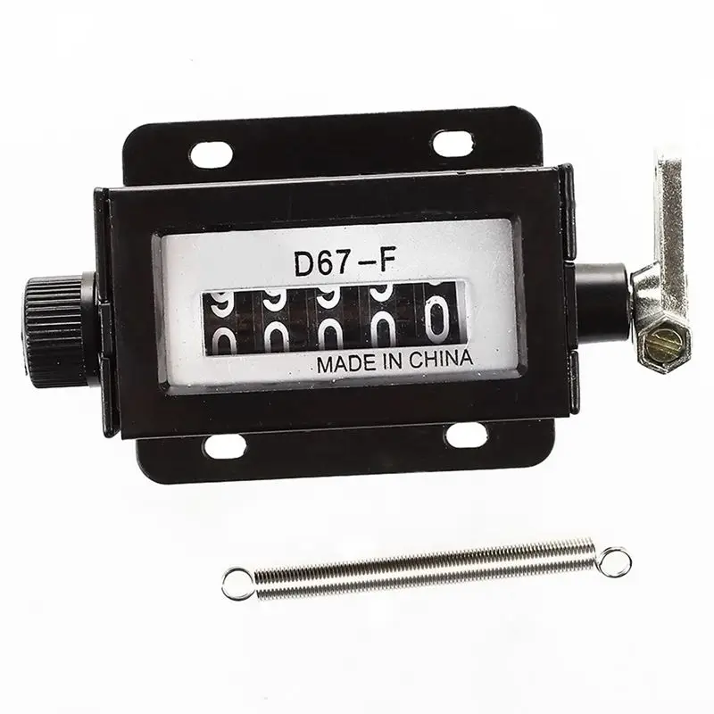 D67 F черный корпус 5 цифр механический счетчик хода|Счетчики| |