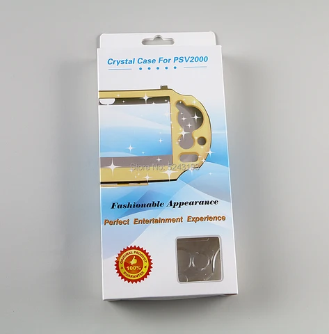 1 шт., прозрачный жесткий чехол, прозрачный защитный чехол для Sony psv2000 Psvita PS Vita PSV 2000, кристаллический корпус консоли