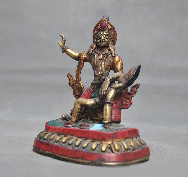 

wedding decoration old Tibet bronze inlay gem Hevajra Mandkesvara HAPPY Budda Yab-Yum Buddha statue