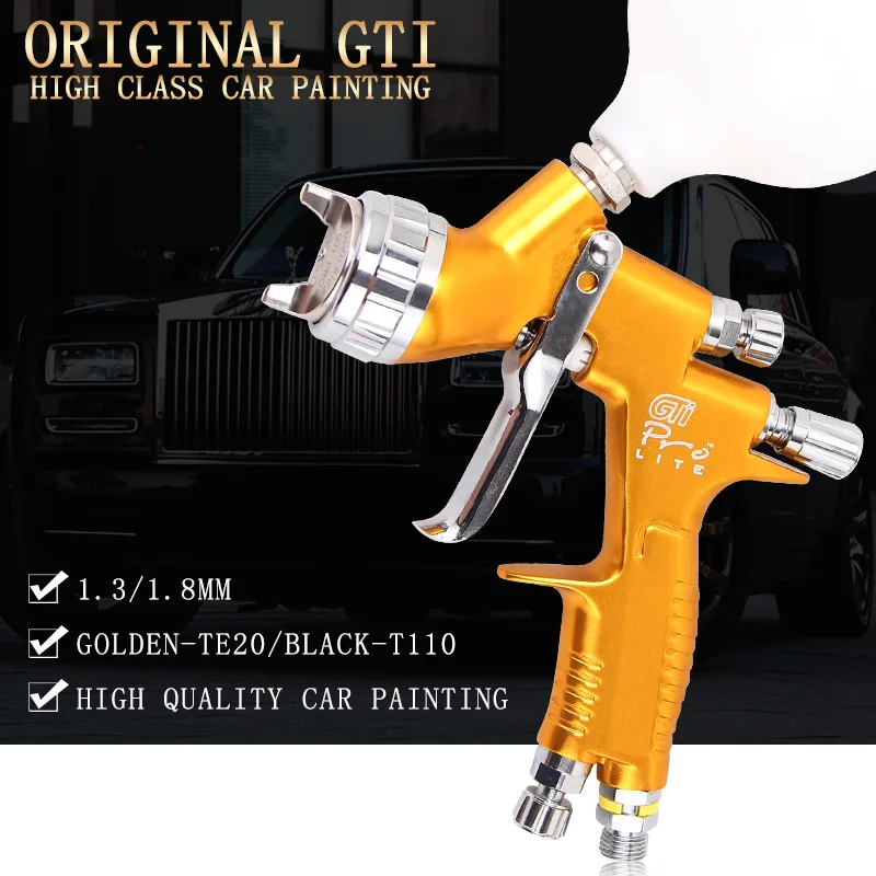 Профессиональный пистолет распылитель Gti pro lite TE20 T110 1 3 мм 8