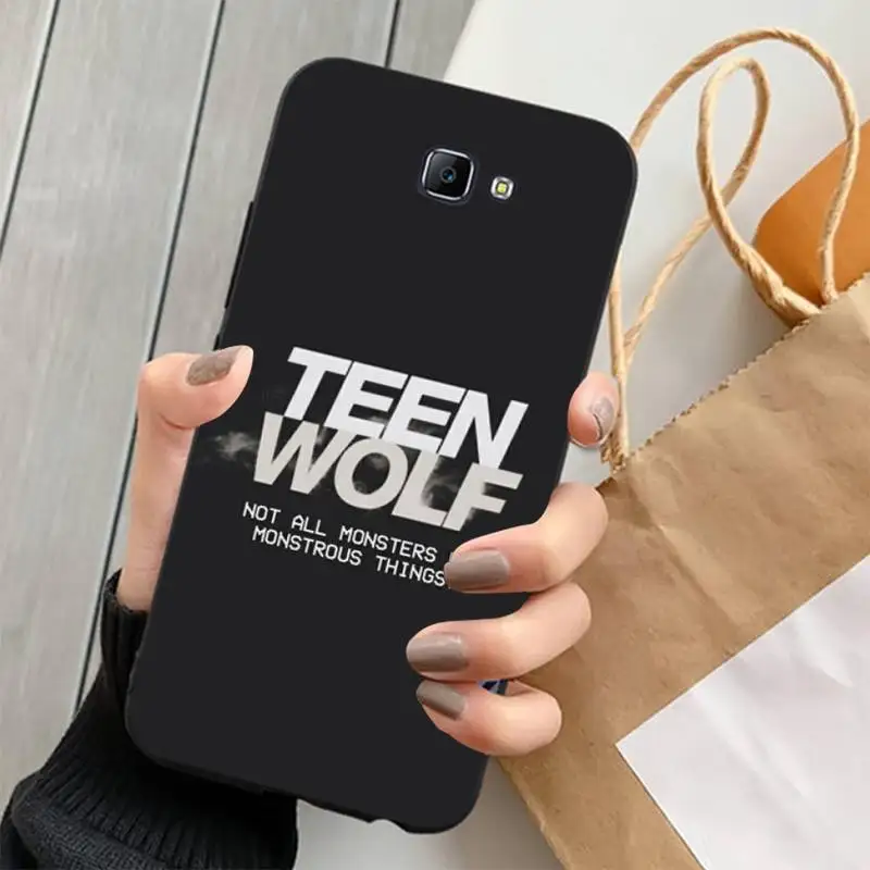 Милый блестящий чехол FHNBLJ teen wolf stilinski для телефона Samsung J4 PLUS J7PRO J5 J6 J7 PRIME neo 2016 2018 J8 |
