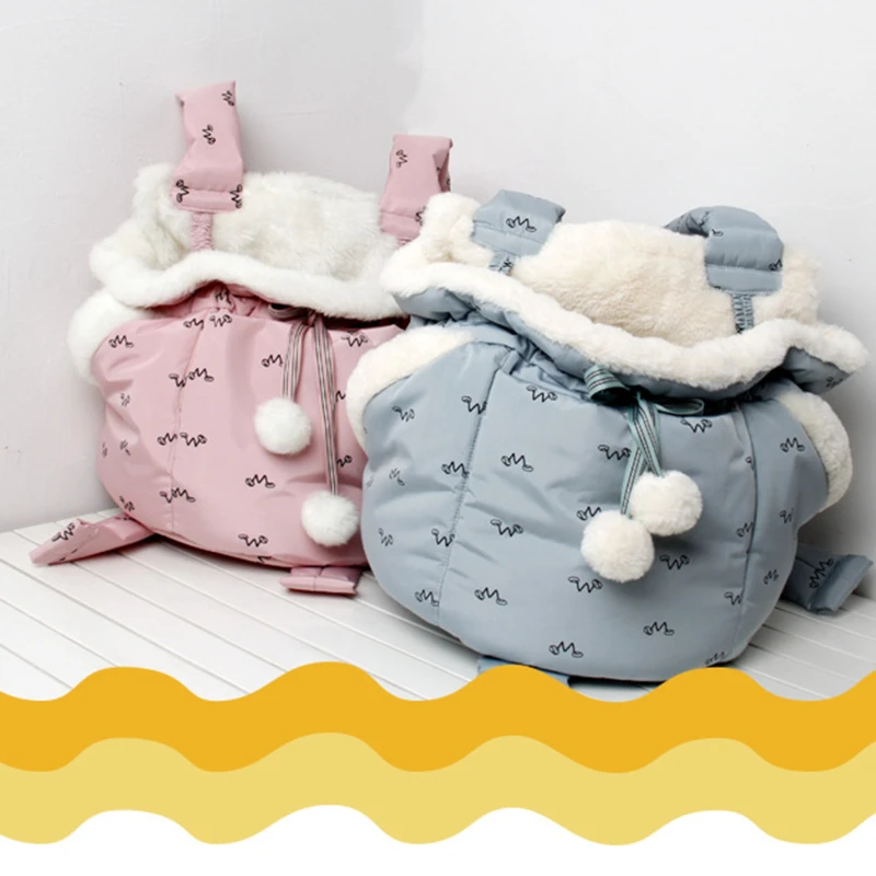 

Pet Carrier Bag Cute Carriers Bags Front Hanging Chest Pack Semi-Closed Shoulder Backpack High Quality