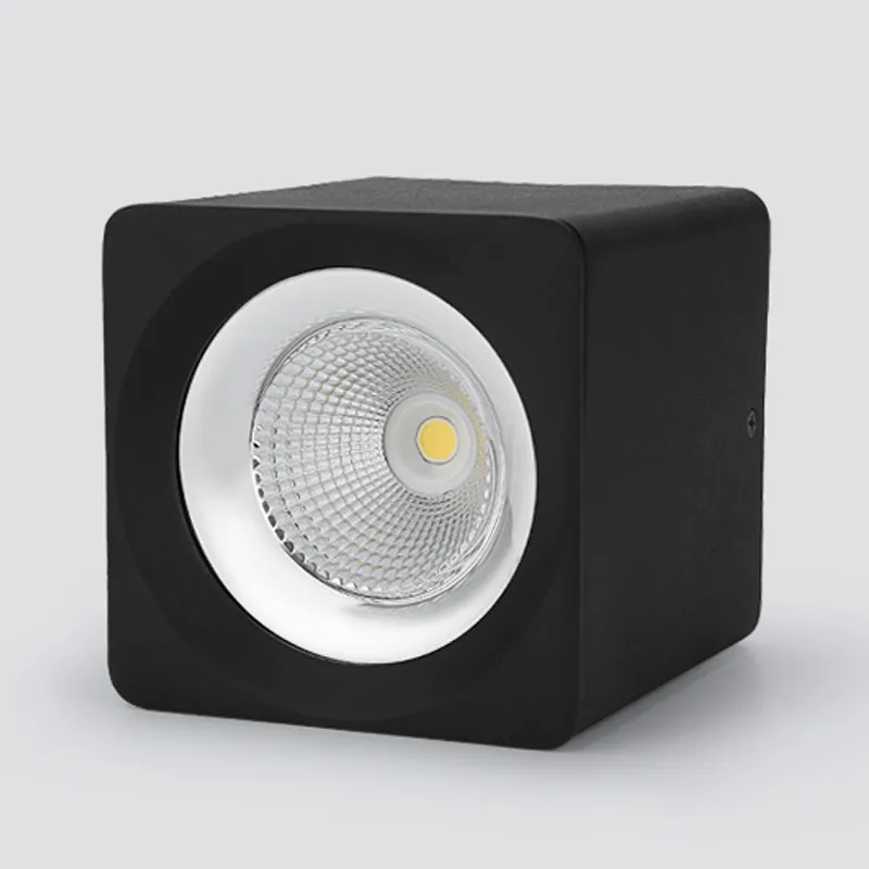 Диммируемый квадратный COB потолочный светодиодный светильник 7W 10W15W 20W AC110/220V