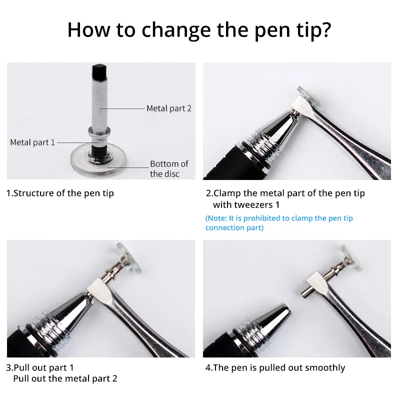

ANMONE Stylus Pen Touch Head Tablet Pen Conductive Sucker Replacement Stylus Accessories Notebook Pen Draw Head Screen Pen Write