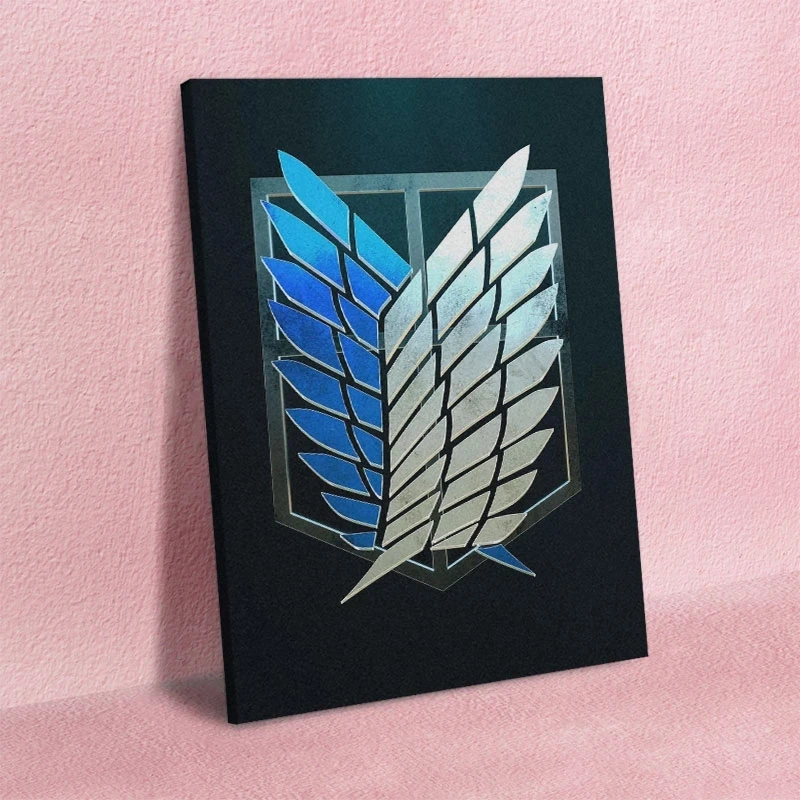 

Canvas Prints Poster Attack on Titan Survey Corps Home Decoration Painting Wall Art Pictures Modular No Framework Living Room