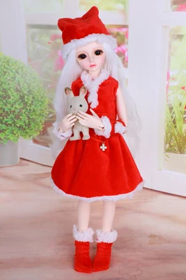 Полный набор высшего качества 1/4 bjd Kid Delf Girl BORY female doll лучшие подарки для девочек игрушечный парик одежда для лица макияж в комплекте Смола recast - Цвет: Зеленый
