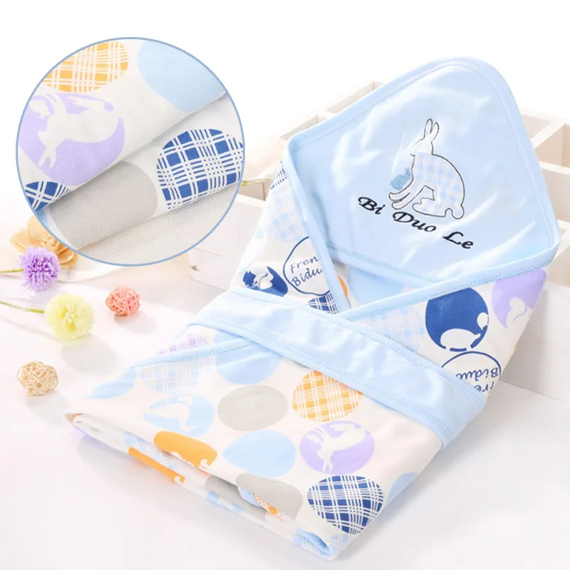 

Baby quilt cotton summer thin section newborn baby stuff swaddle baby accessories newborn baby swaddle wrap girl blanket 2021