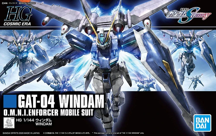 

Оригинальная модель HG 1/144 Gundam GAT-04, семена WINDAM GUNDAM, незацепленный мобильный костюм, Сборная модель, экшн-фигурки