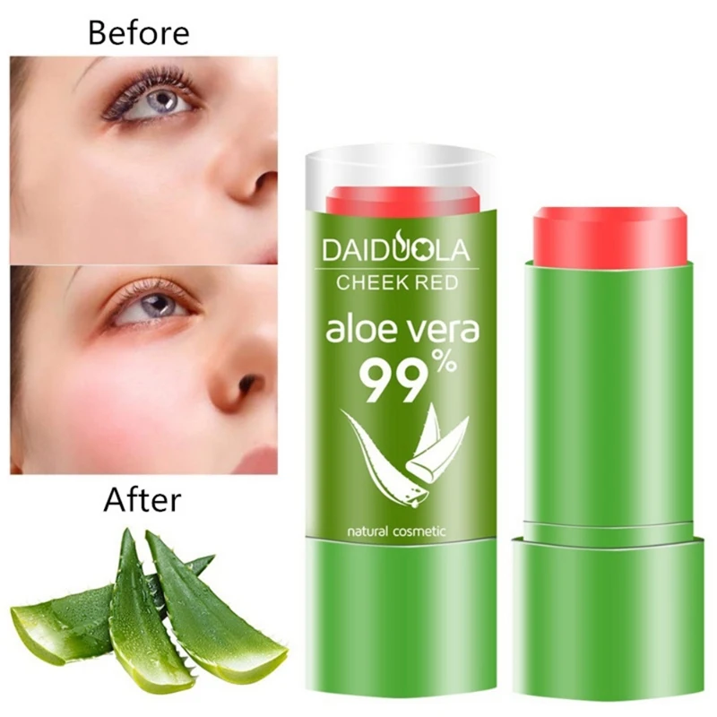 Профессиональный Румяна-стик с алоэ водостойкие Румяна для макияжа стойкие