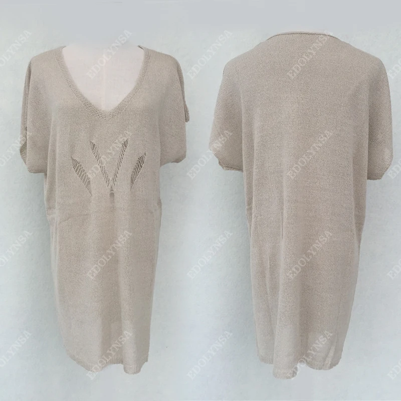 Новое поступление сексуальное пляжное покрывало вязаное крючком белое платье