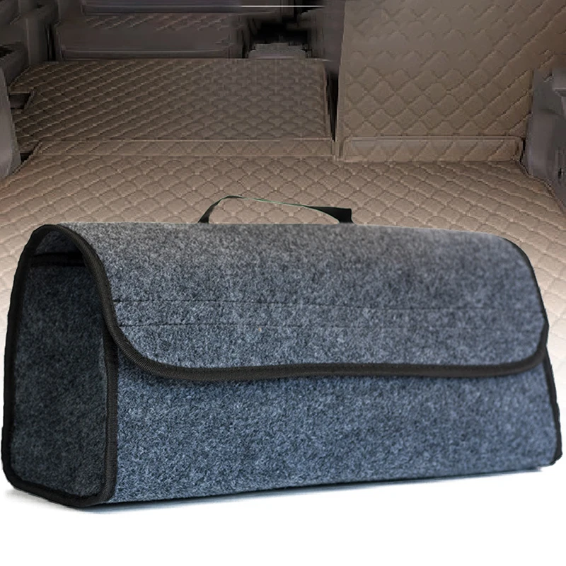 Автомобиль мягкого фетра коробка для хранения багажник сумка инструментов