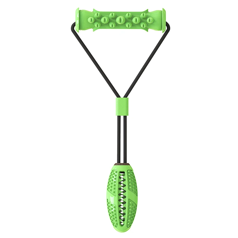 

Drawstring Dog Toy with 1 training Ball Bite Resistant Pet ToothBrush