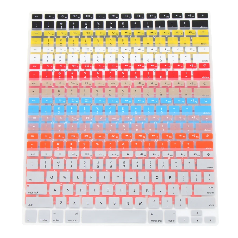 Силиконовая накладка на клавиатуру для Apple Macbook Pro Air аксессуары компьютера 13 15 17