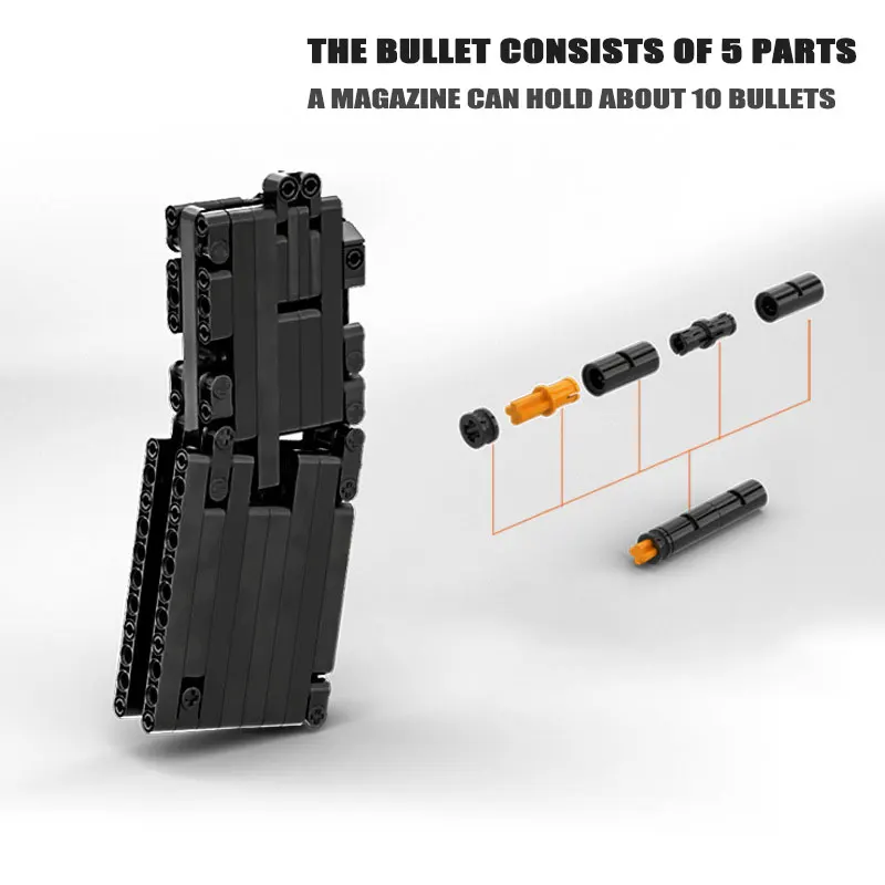 Конструктор Военный MOC M4A1 строительные блоки Вторая мировая война модель в сборе