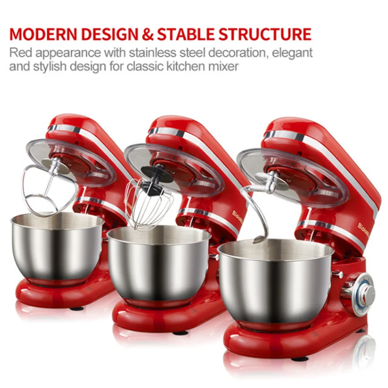 Электрический кухонный миксер для поварского стола 4 л 1200 Вт 220 В кухонная утварь