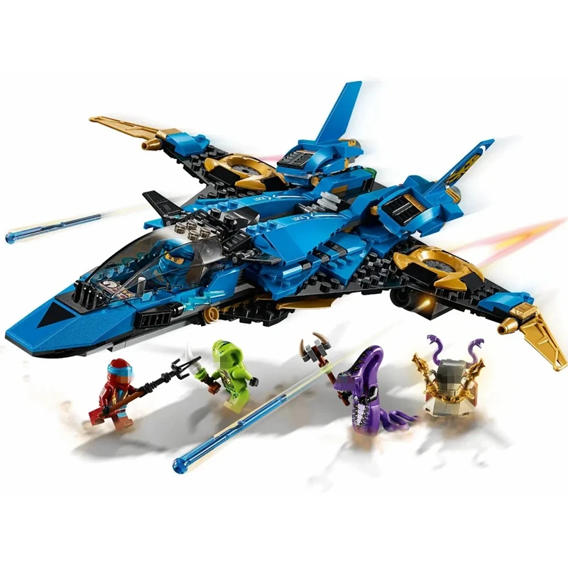Ниндзя Джей Storm Fighter строительные блоки модель совместимая Ninjagoes 70668 Кирпичи