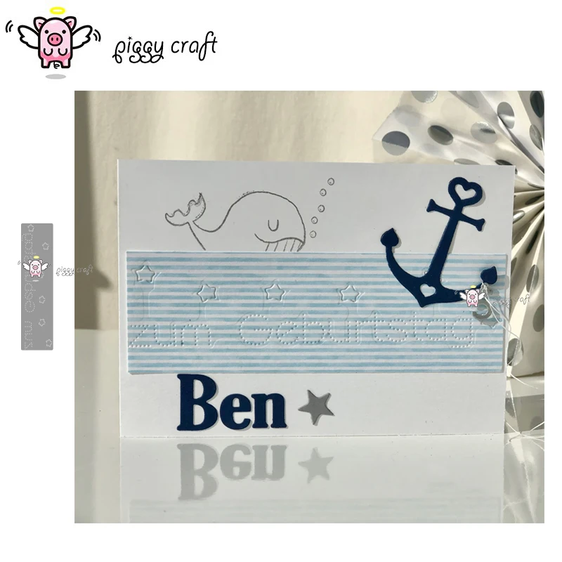 Свинья для рукоделия металлические режущие штампы порезанные формы букв на день