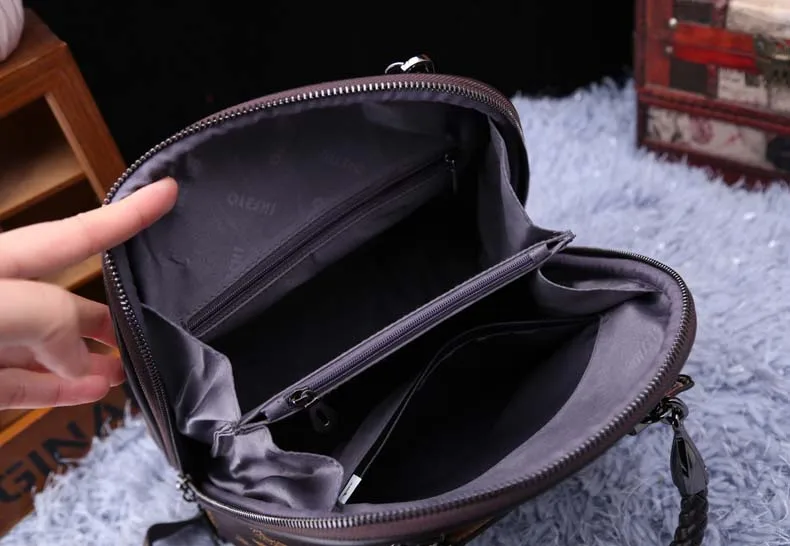 

Genuine Leather Handbags 2020 New Fashion Retro Portable Casual All-match Single Shoulder Messenger Large Capacity Bag Purse Gg