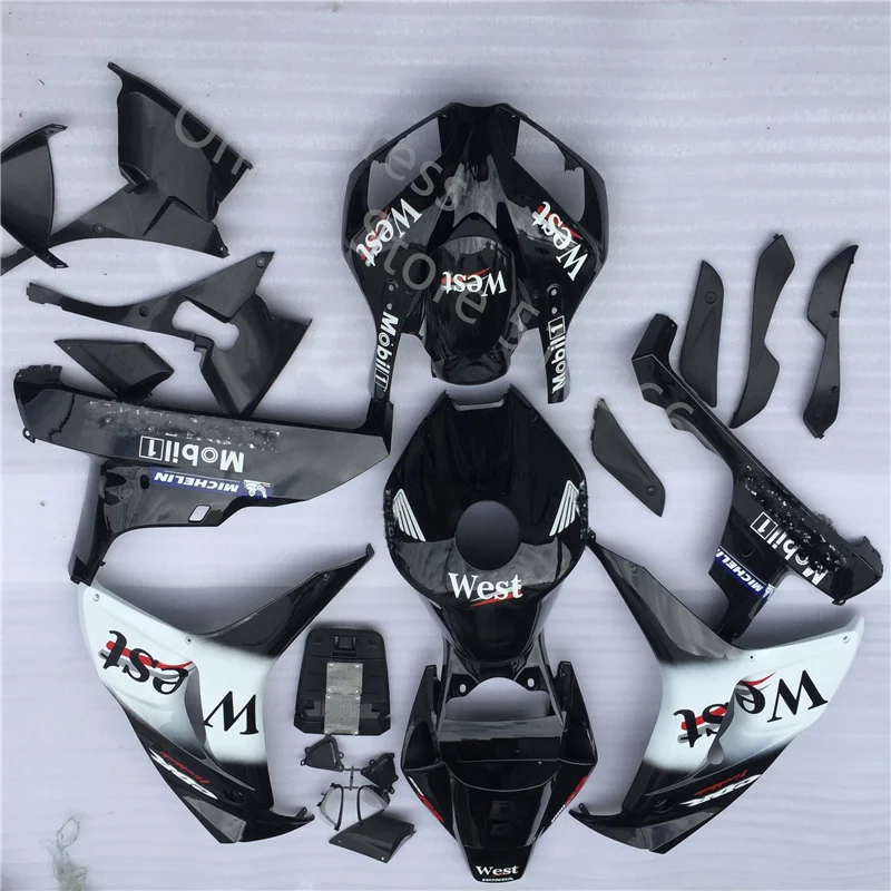 

Motorcycle Fairing Kit Fit For Honda CBR 1000RR CBR1000RR 2006 2007 CBR 1000RR 06 07 black white WEST bodywork Fairing