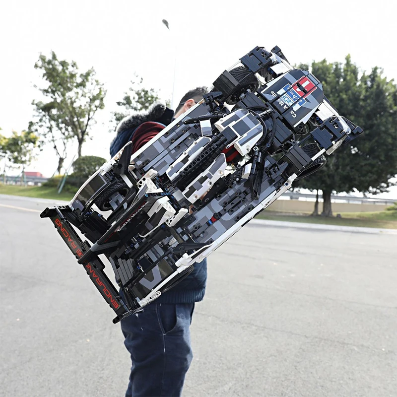 Конструктор детский гоночный супер автомобиль C61016 из строительных