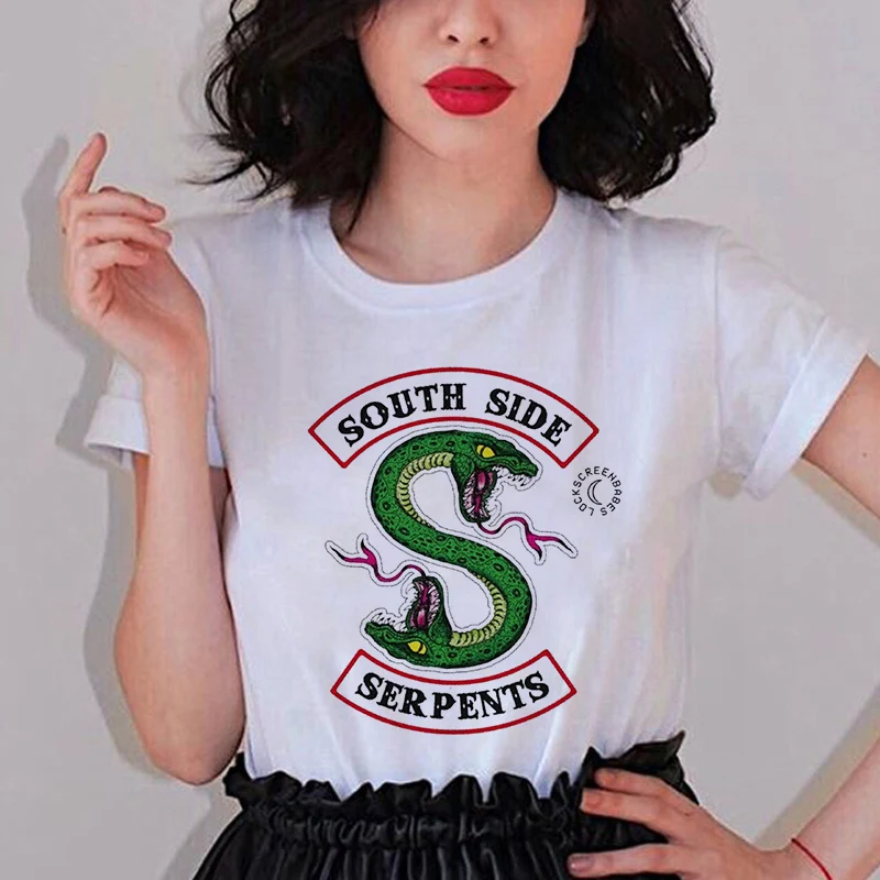 Showtly ривердэйл ТВ женская футболка Добро пожаловать в The Town PEP размера плюс