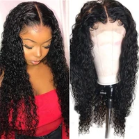 ms cat deep wave frontal wig 150 13x1 t part lace wig human hair 28 30 inch transparent glueless wig pre plucked with baby hair