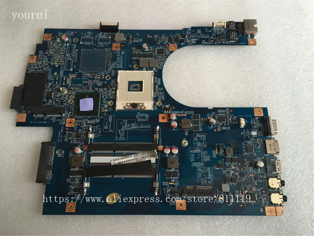 

Материнская плата yourui для ноутбука Acer aspire 7741 7741G, MBPT501001, 48,4hn01.01m, DDR3, 100% полностью протестирована