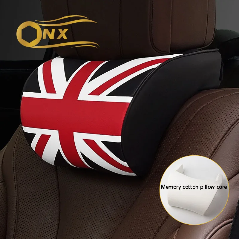

Car headrest Space memory foam neck pillow For BMW MINI ONE CooperS JCW F54 F55 F56 F57 F60 R55 R56 R57 R60 R61 Countryman