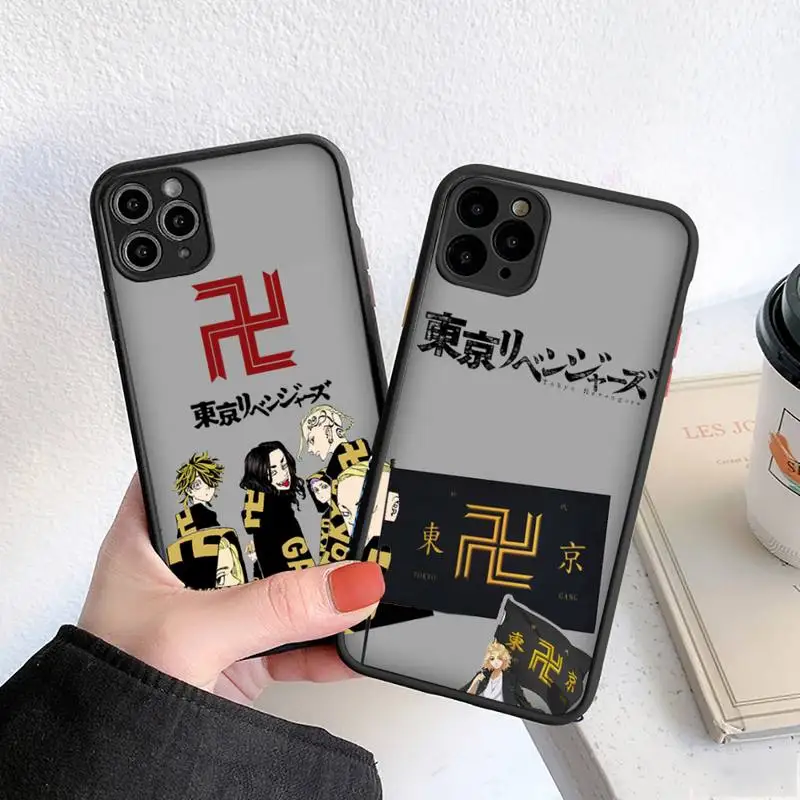 

Tokyo Revengers manjiro sano Phone Case For iphone 12 11 8 7 plus mini x xs xr pro max matte transparent cover