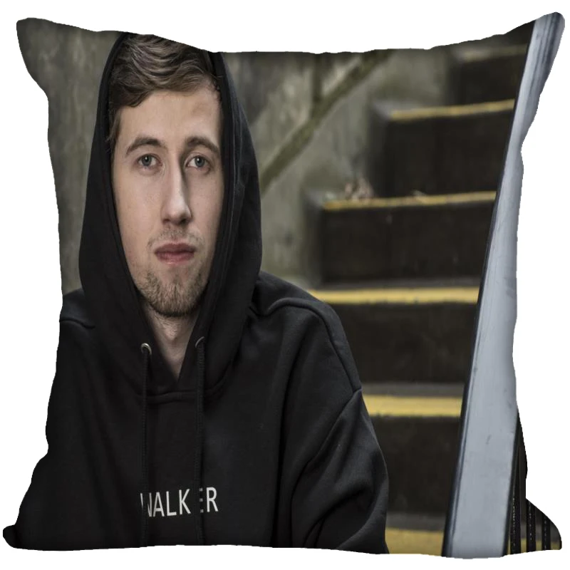 Наволочка Алан Уокер на молнии 40 х40 см 45 х45 см|Наволочка| |